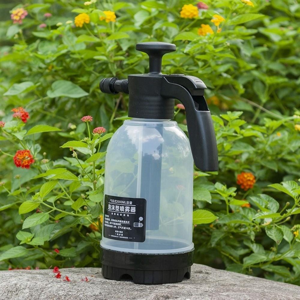 2L Capacity Foam Spray Bottle Manual Pump Air Pressure Sprayer  for Water Jet