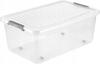 Box Container With Lid Plastic On Wheels Keeper Leo 37 5 1 Pc