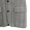 GUCCI Made in Italy Wool Blend Herringbone tailored jacket 44R gray Men's Used