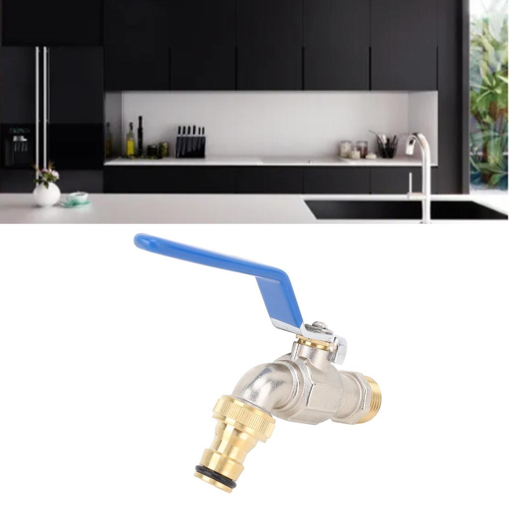 Lever Handle   Valve Tap Fast   Integrated   Valve Brass Faucet Shut Off   Valve Tap for Bathroom Kitchen