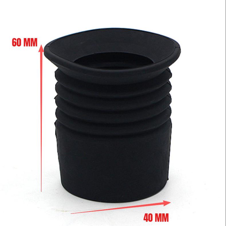 Retractable Soft Rubber Eye Protector with Light-Blocking Slanted/Flat Opening