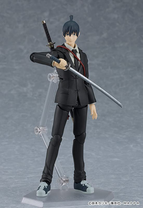 Figma Человек-бензопила Аки Хаякава пластиковая раскрашенная подвижная фигурка немасштабная
