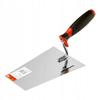 Vorstahl trapezoidal masonry trowel, stainless steel, two-component handle, 160mm