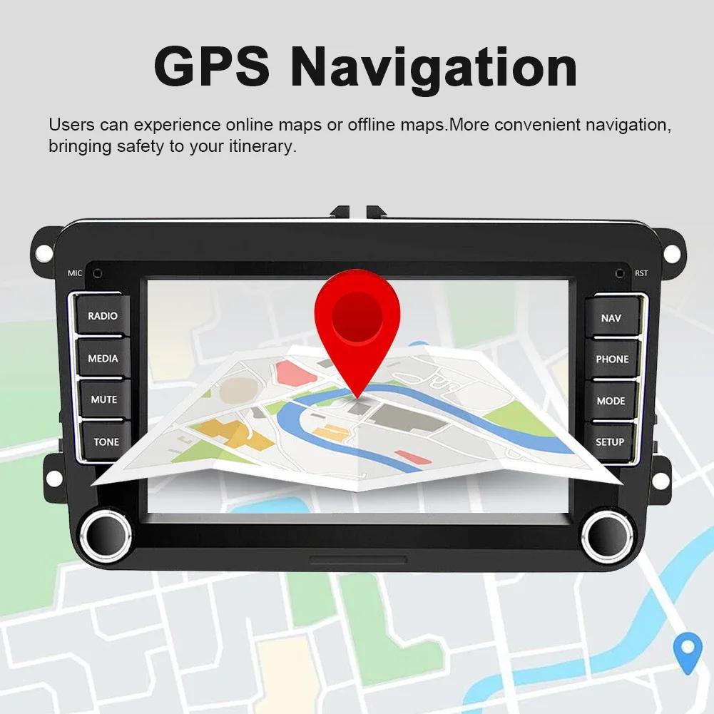 For Volkswagen Android 13 In-Car Navigation 7-inch (Button Version) - Featuring CarPlay and Android Auto, 2+32GB