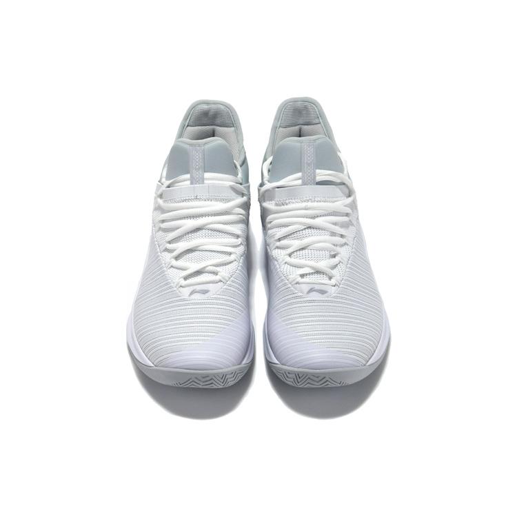 New LiNing Speed 5 Cushioning Rebound Low Top Basketball Shoes Men's White ABAN051-1