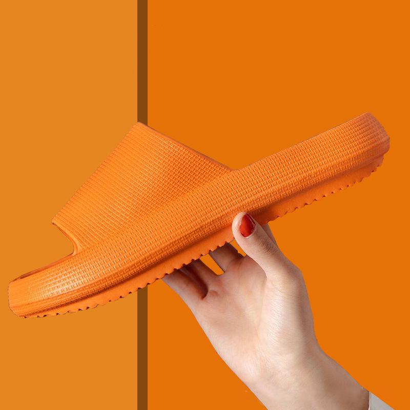 Dámské letní protiskluzové koupelové pantofle se silnou podrážkou pro vnitřní/venkovní použití, unisex sandály pro páry