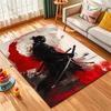 1PC Samurai with Swords Art Print Carpet Rug for Living Room Bedroom Sofa Doormat Home Decor Non-slip Floor Mat