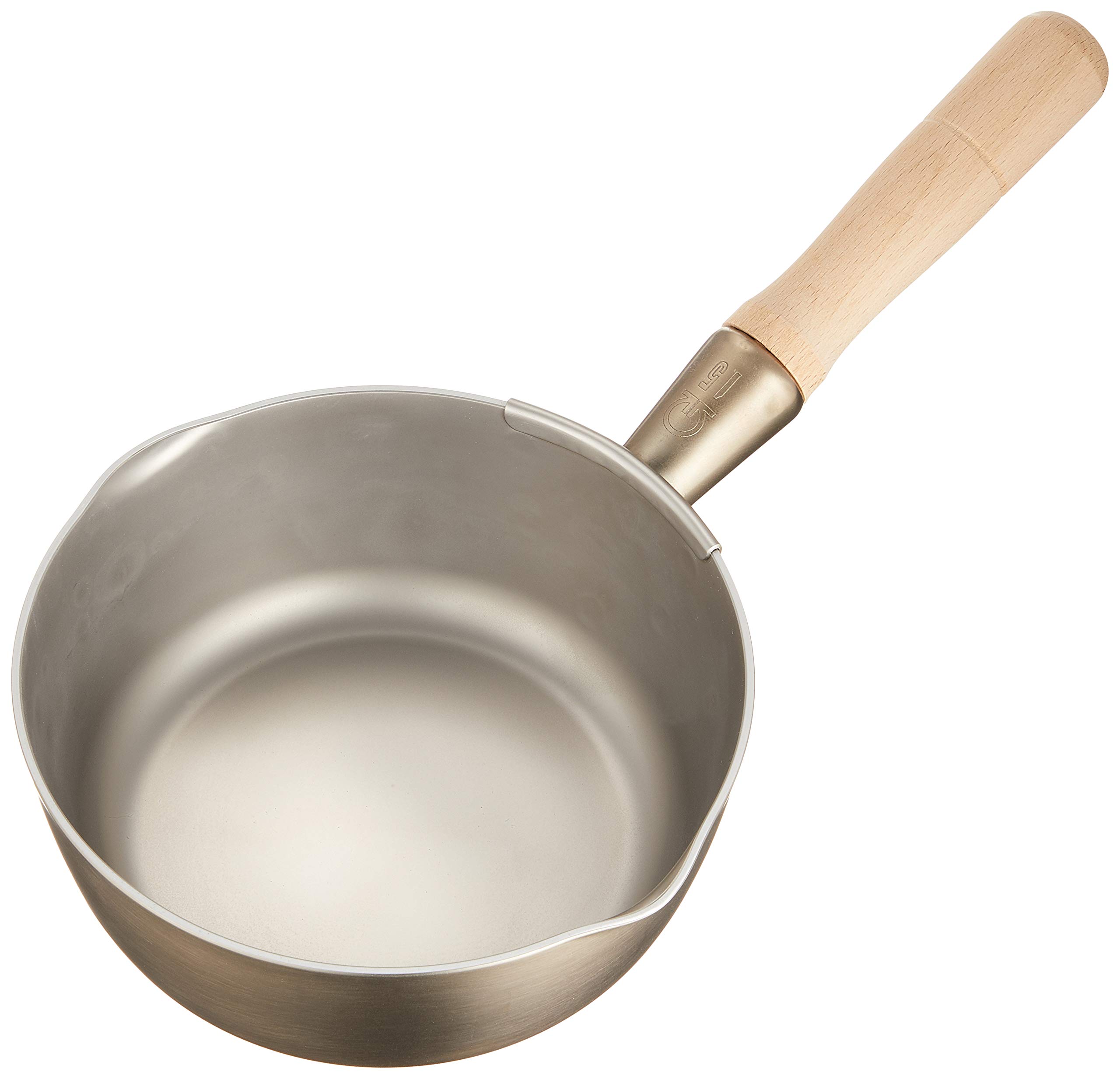 

Endo Shoji Super Denji Yukihira Clad Made in AEK0501 Saucepan, 15cm, Eco-Clean Finish, Triple-Layer Material, Japan,