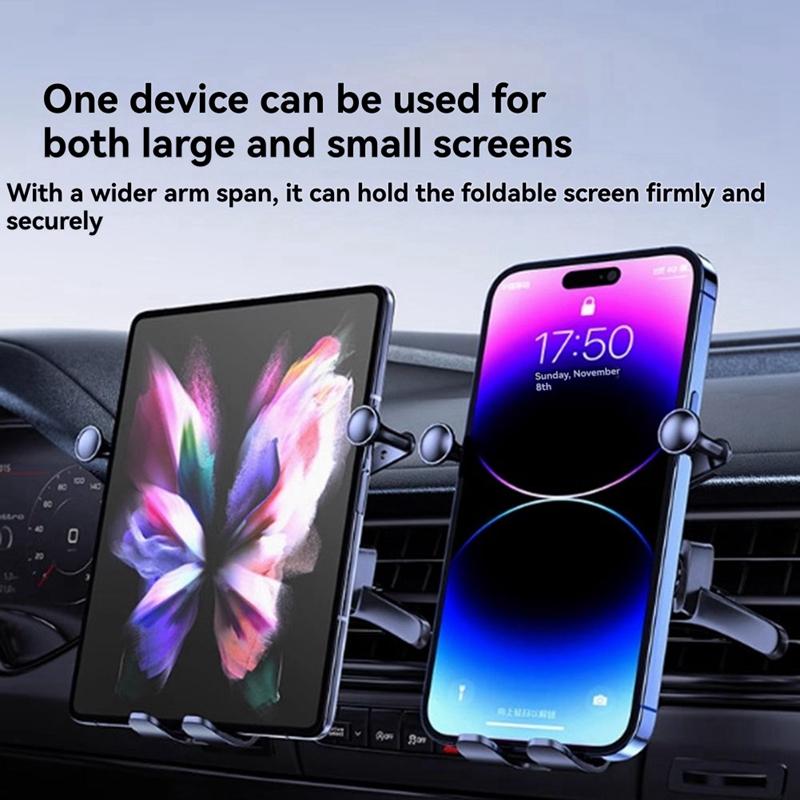 Universal Car Phone Holder for Samsung Galaxy Z Fold/Flip Adjustable Air Vent Mount Stand, for Z Fold 7 6 5 & Flip 7 6 5