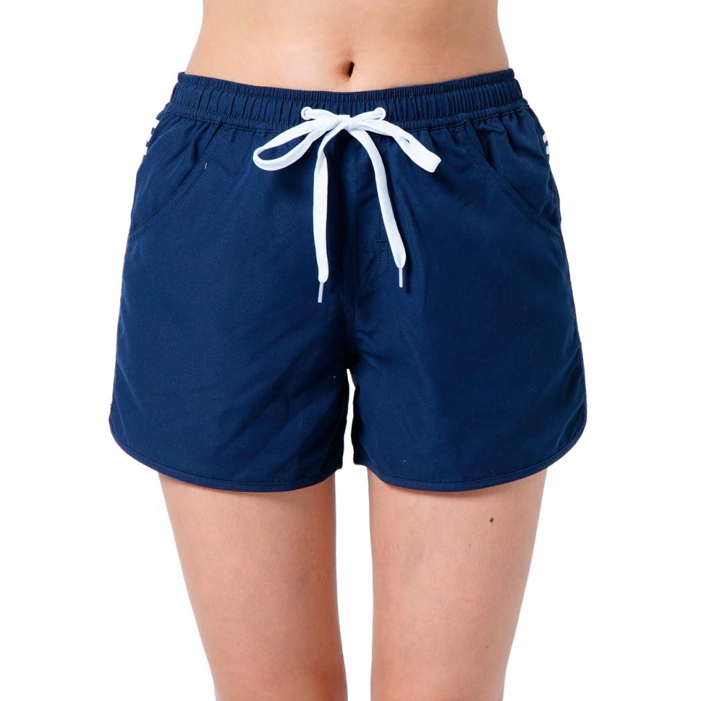 Rusty Side Design Board Shorts Size M Size Women's 939410, NVY, (Japan M)