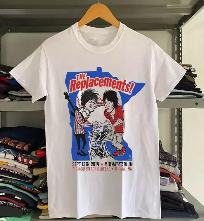 The Replacements Midway Stadium Concert Tour rock band 90s shirt Size S-4XL Unisex T-Shirt XL