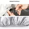 1Pc Oxford Cloth Motorcycle Scooter Cover Waterproof Sun Rain Protection Lock Hole Reflective Night Outdoor All Weather Use