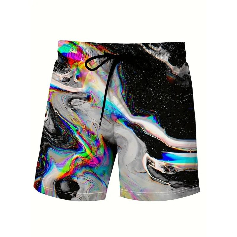 Men's Beach Pants Red Dragon 3D Printed Men's Shorts Summer Casual Breathable Shorts Men's Clothing Bermuda Men's Shorts