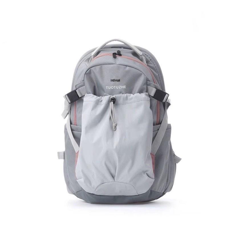 Women's Water-Resistant Lightweight Hiking Backpack - Outdoor Travel & School Nylon Bag