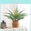 Planta Artificial Dypsis Lutescens con Helechos de Plástico Realistas para Decoración del Hogar y la Oficina