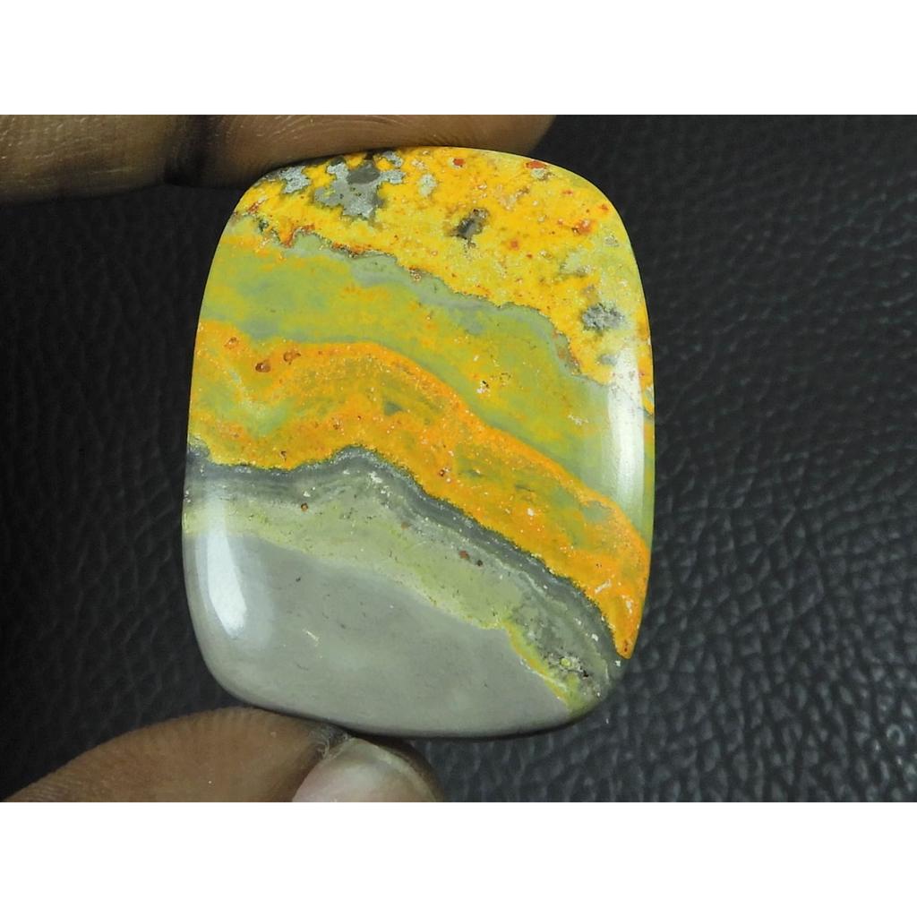 27X35X05MM Natural Bumble Bee Jasper Octagon Cabochon Loose Gemstone 54Cts. G-593