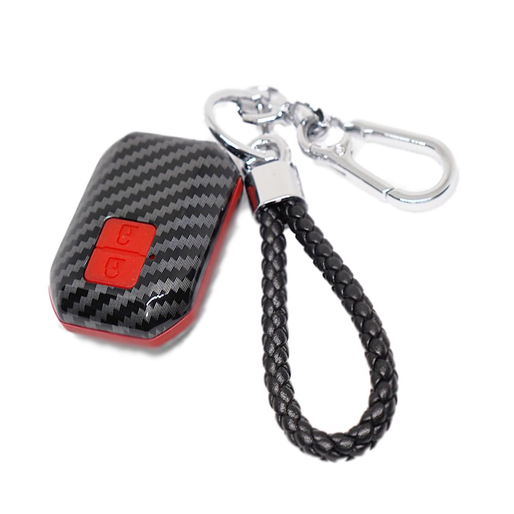 Suzuki Car Key Cover Carbon Style Design Smart Key Protective Case for Jimny Crosby