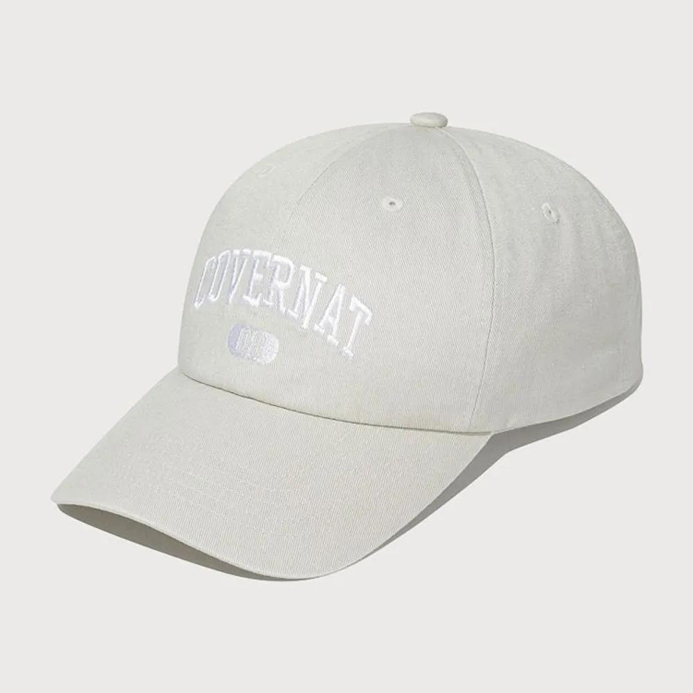 [COVERNAT] Arch Logo Cozy Fit Ball Cap Beige CO2606CA31BE