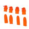Silicone Thumb Knife Stainless Steel Thumb Knife Picker for Peel Pick Vegetables Pepper Beans