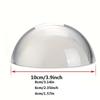 Honor of Crystal 4cm/10cm Blank Transparent Magnifier Glass Hemisphere Half Dome Crystal Ball For Paperweight Decoration