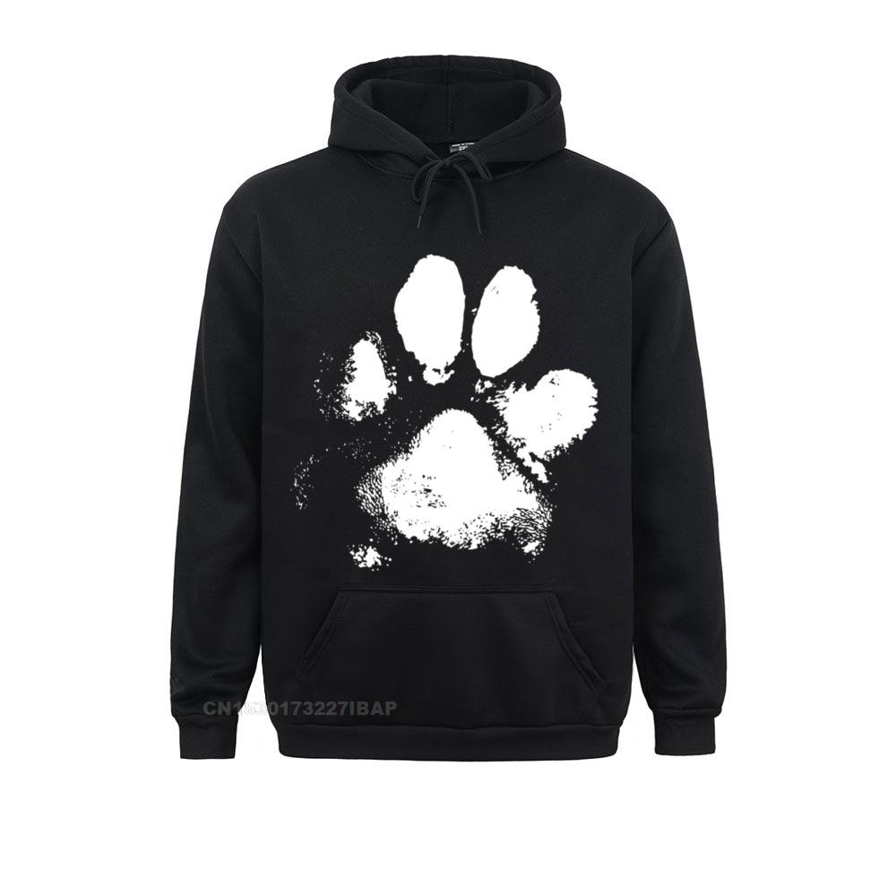Buy Muddy Messy Dog Paw Print Pullover Hoodie Vintage Summer Fall Women