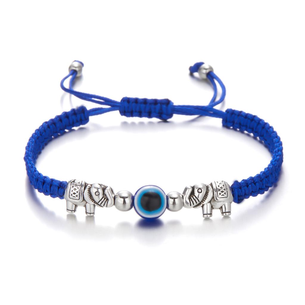 Turkish Blue Evil Eye Handmade Braided Red Black Rope Bracelet For Women Men Lucky Friendship Jewelry Adjustable Couple Bracelet