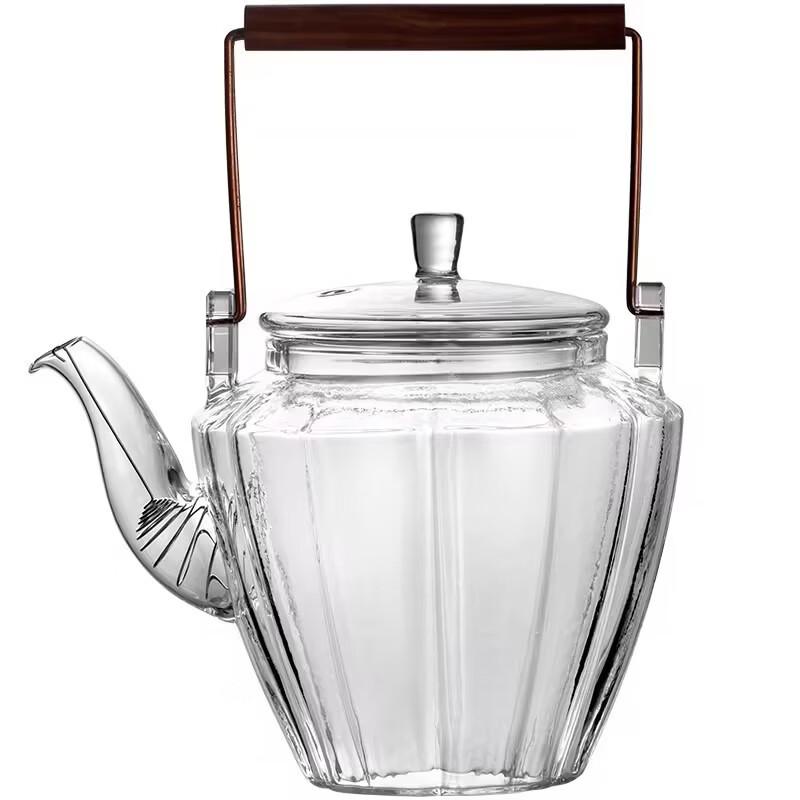 Yipan Diamond Beam Handle Kung Fu Teapot Set