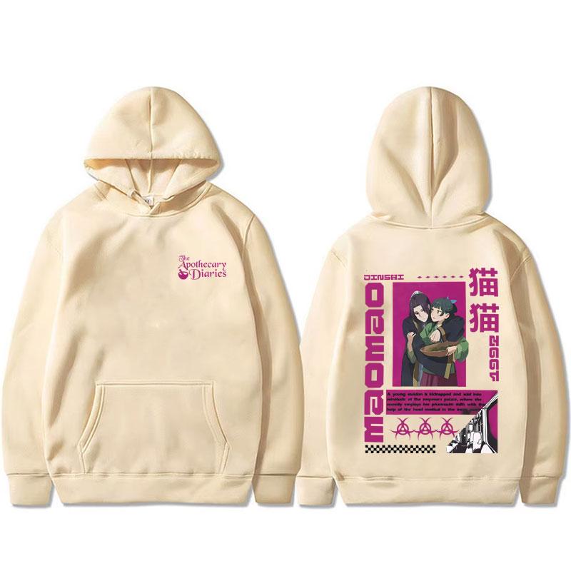 Anime The Apothecary Diaries Maomao Graphic Hoodie Men Women Clothing Fashion Casual Oversized Streetwear Male Vintage Hoodies