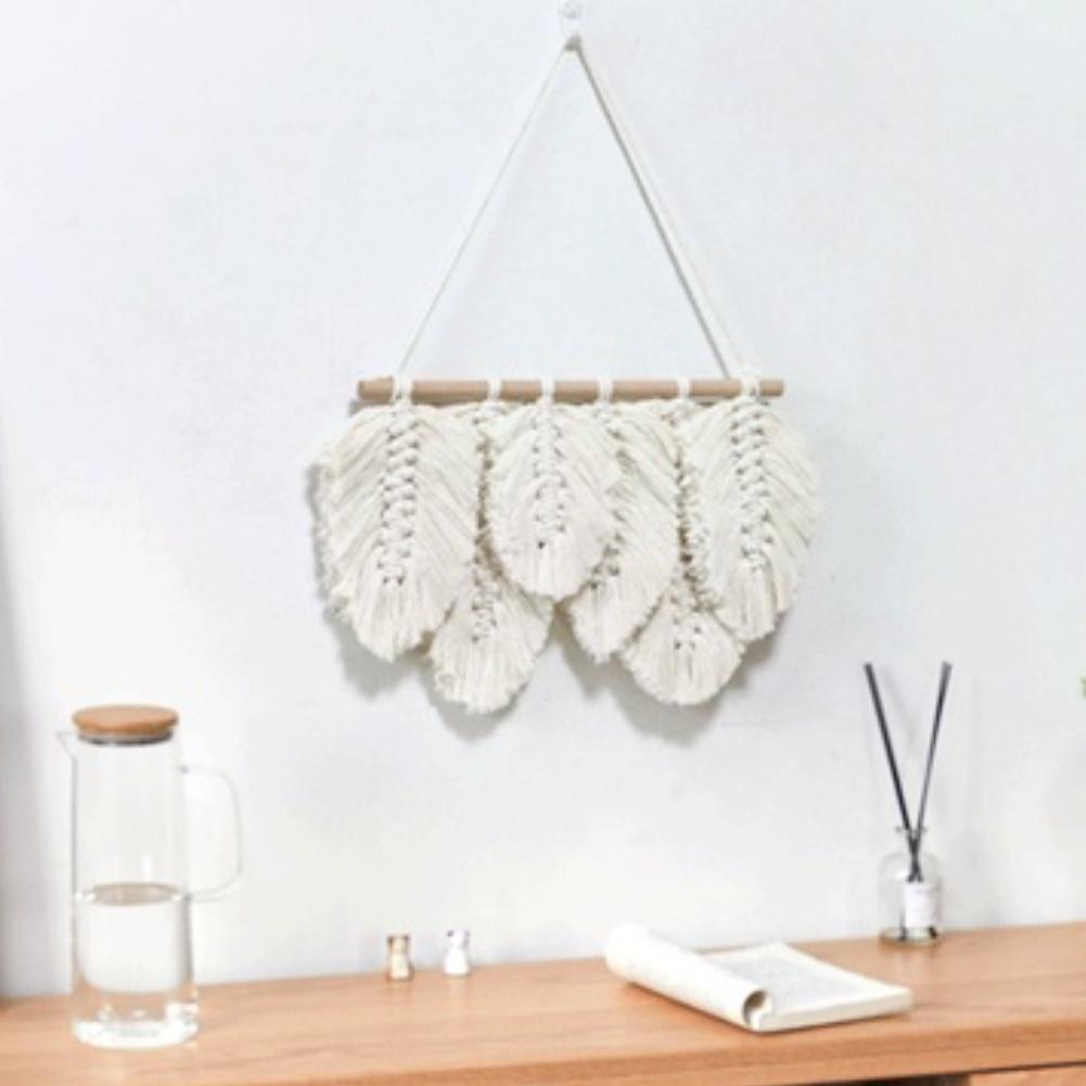 

Hand Woven Bohemian Tapestry with Feather Design in Cotton for Living Room Bedroom Balcony Wall Hanging and Decoration China Mainland