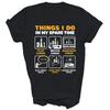 Lustige Schachspieler Dinge, die ich in meiner Freizeit mache Unisex Shirt Geschenk