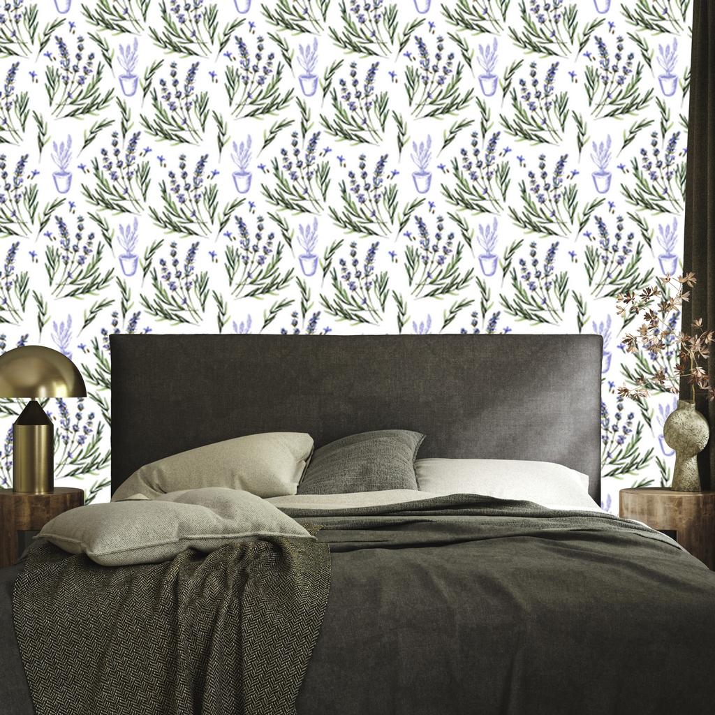 Lavender Wallpaper for Living Room and Bedroom 50x1000