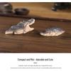 Cute Mini Resin Crocodile Tea Pet Ornament