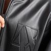 Armani Exchange FW24 Baseballkragen Gerippte Langarmjacke Herrenjacken Schwarz 6DZB23-ZE1CZ-1200