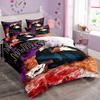 Fashion Anime Jujutsu Kaisen Bedding Set Single Twin Full Queen King Size Bed Set Kids Bedroom Duvetcover Sets Bed Sheet Set