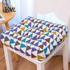 Comfortable Floor Pillow for Tatami Modern Stylish Chair Cushion, Ultra Soft Square Geometric or High-elastic PP Cotton Office Pad Plant Prints,