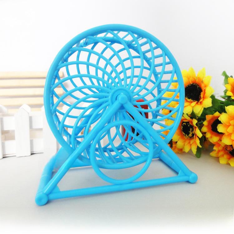 Windmill Hamster Running Wheel: Small Pet Treadmill and Play Stand