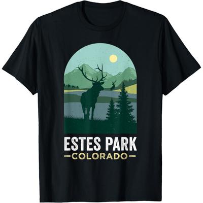 Estes Park TShirt Elks Retro Vintage Estes Park Colorado T-Shirt