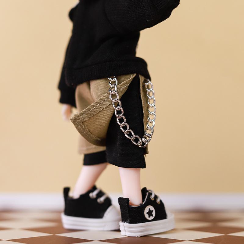 Ob11 Molly baby dress set Troublemaker shorts T shirt 1/12 bjd GSC solid clay doll clothes doll accessories