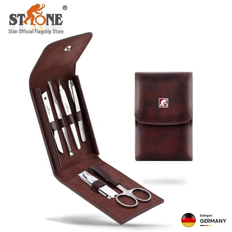STONE Foldable Stainless Steel Nail Clipper & Grooming Set