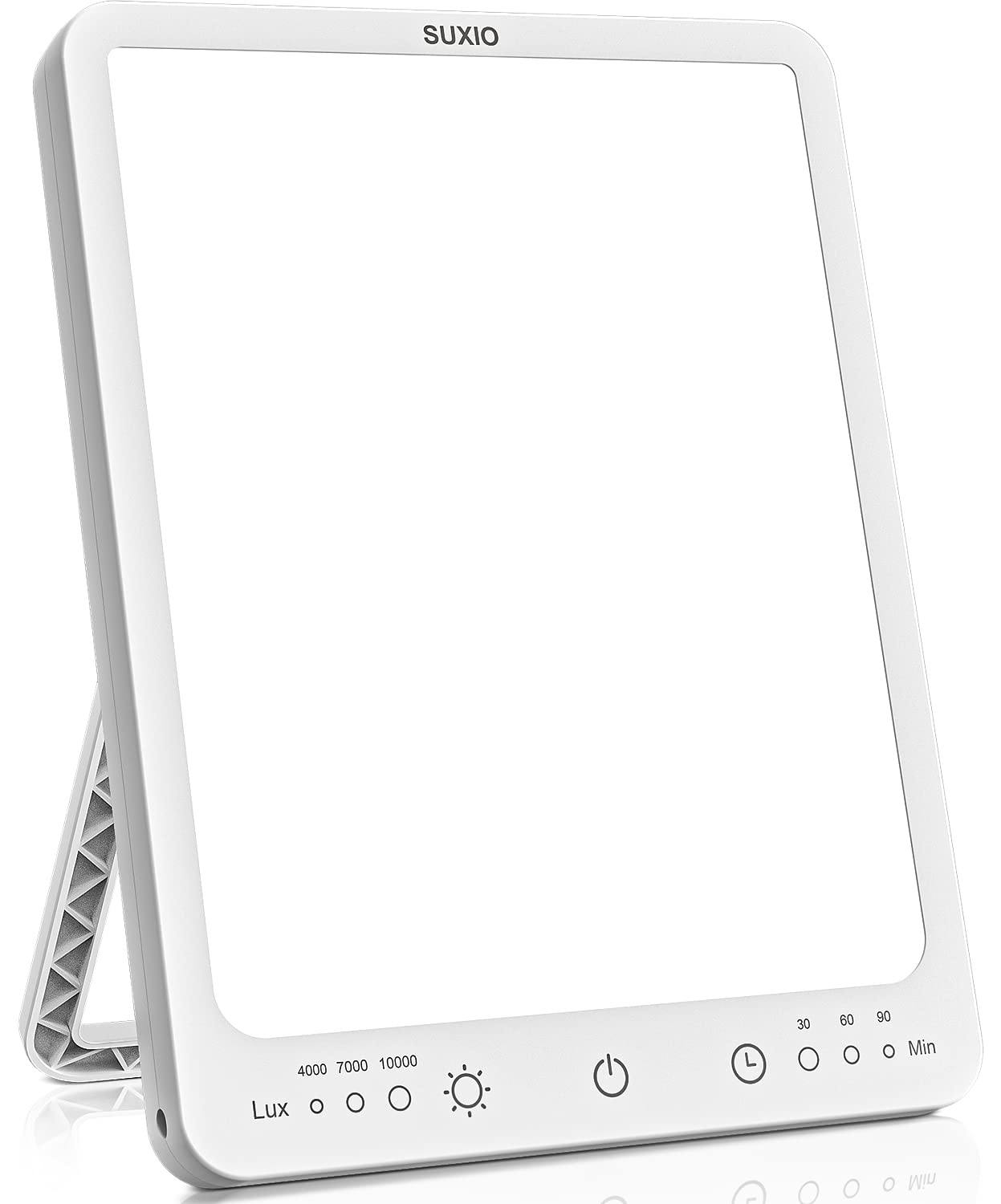 

SUXIO Light Therapy Lamp 10000 Lux Therapy 3 Timings Modes Happy Touch Control Daylight Lamp with Memory Portable Light Therapy Box for as Lift Mood -