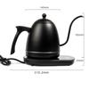 800ml Hand Brew Coffee Pot Intelligent Constant Temperature Electric Kettle Gooseneck Fine-mouth Stainless Steel Teapot Kettles