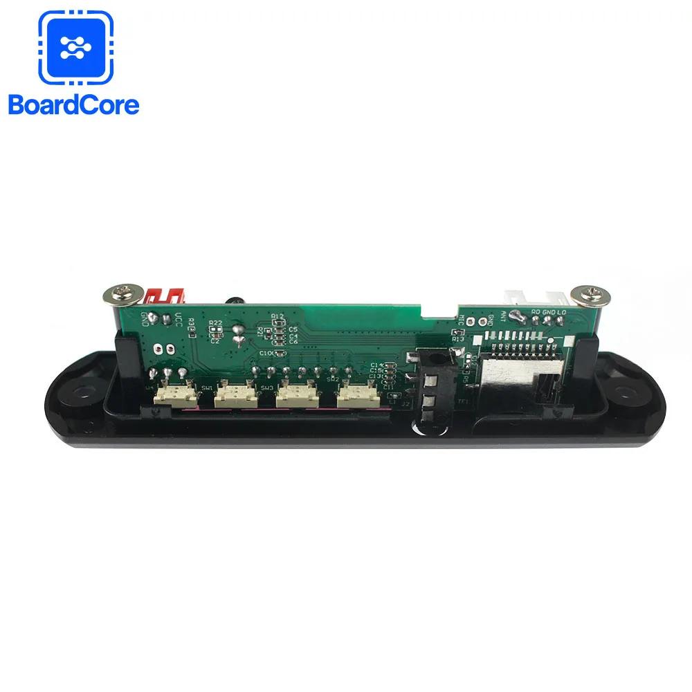 DC 12V Bluetooth 5.0 Car Kit  Mp3 Decoder Board USB TF FM Radio Module Color Screen MP3 Player with Remote Control