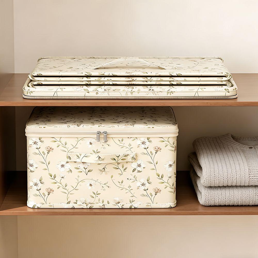 Washable Wardrobe Storage Bins Foldable Toy Storage Box Clothes Quilt Storage Box  for Home