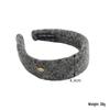 Gold Label Woolen Wide Headband for Autumn & Winter - High-Class Versatile Accessory for Flyaway Control & Outings