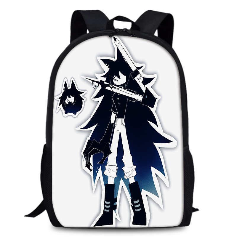 Durable Oxford Fabric School Backpack Unisex Miss Circle Cross-border Trendy Design