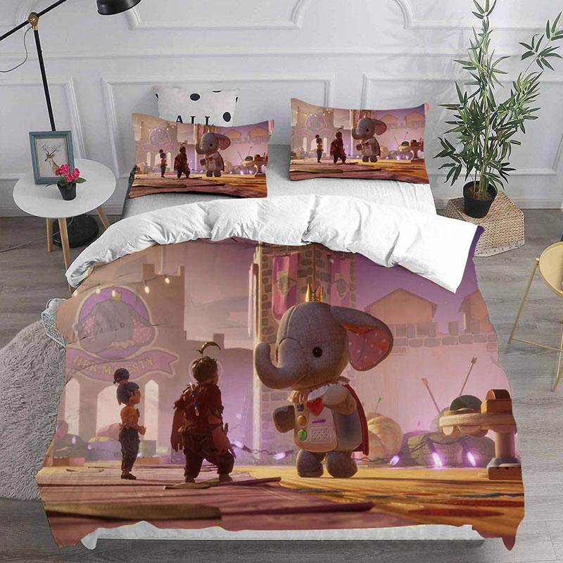 Game Takes Two Cartoon Printed Bedding Sets Comforter Quilt Bed Cover Duvet Cover Pillow Case 2-3 Pieces Sets Kids Adult Size
