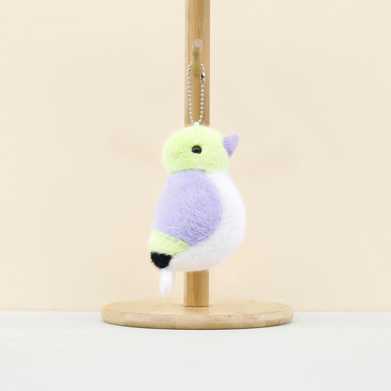Soft And Huggable Cartoon Parrot Plush Pendant For Bags Keychains And Dolls