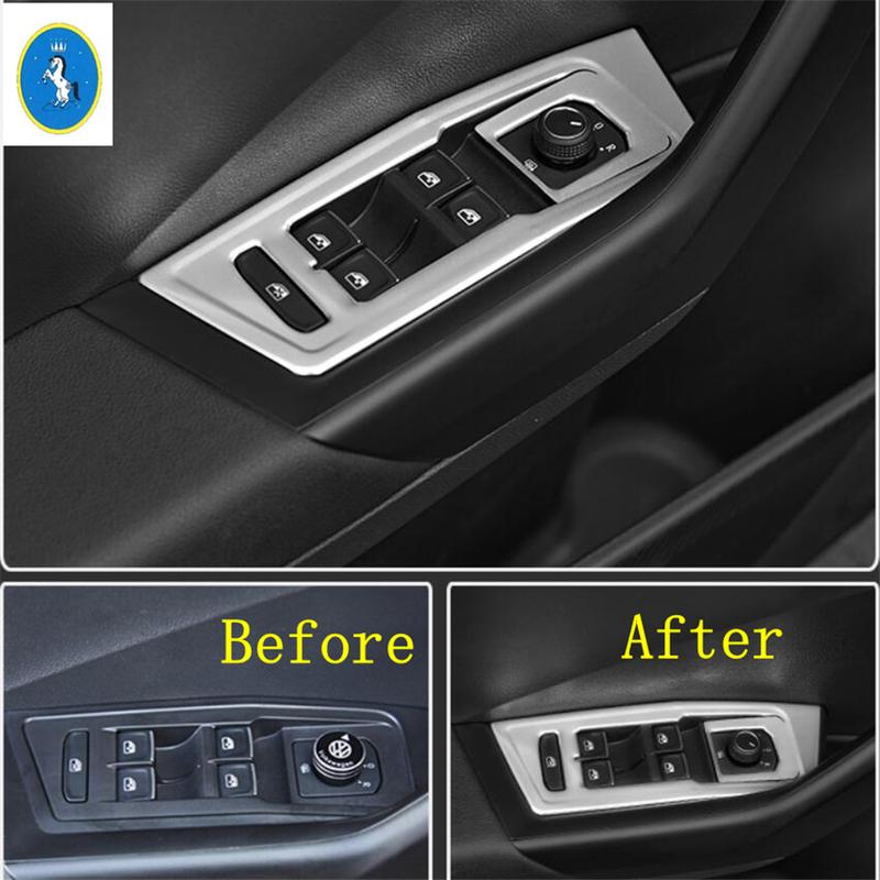 Car Ide Door Handle Panel Surround Window Lift Switch Cover Trim For Volkswagen T-Roc T Roc 2018 -  Interior Accessoreis