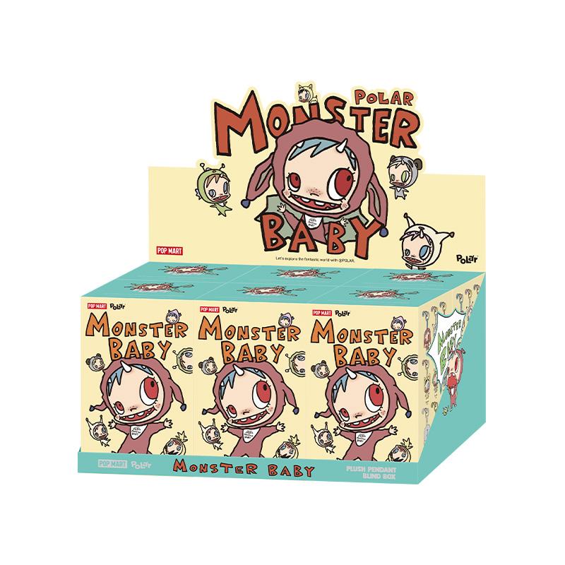 POP MART POLAR-Monster Baby Collection Series Plush Pendant Ver.1 Blind Box