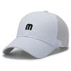 Flowers Letter M Embroidery Baseball Cap Breathable Outdoor Sun Hat Protection